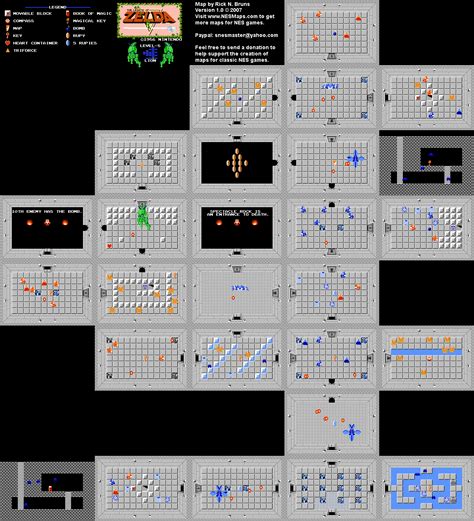 legend of zelda level 8 map